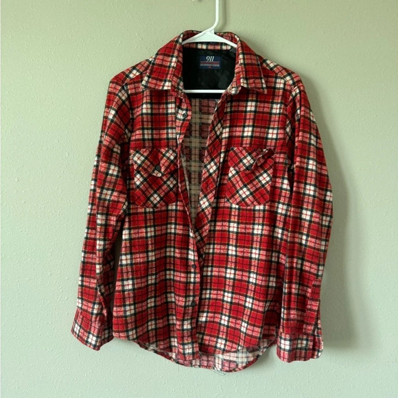 Vintage Plaid Button up Bundle Medium - Picture 3 of 4